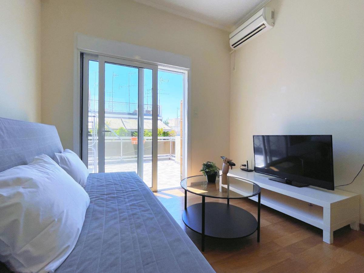 Wsd Luxury Stylish 1Bd Apt With City View Balcony 雅典 外观 照片
